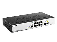 D-Link DGS-3000-10L Коммутатор управляемый L2, 8x10/100/1000Base-T, 2x1000Base-X SFP