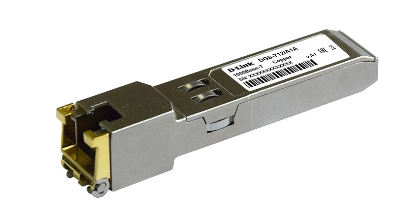 D-link DGS-712 SFP-трансивер с 1 портом 1000Base-T (до 100 м)