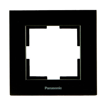 Рамка 1-ая черная Panasonic Karre Plus WKTF08012BL-EU1