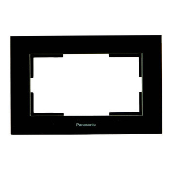 Рамка 2-ая черная Panasonic Karre Plus WKTF08092BL-EU1