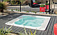 Jacuzzi Переливной СПА бассейн Virginia Pro Размер 257х219х98 см, фото 3