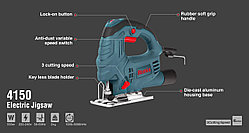 Лобзики мощностью 550 вт,3000 RPM