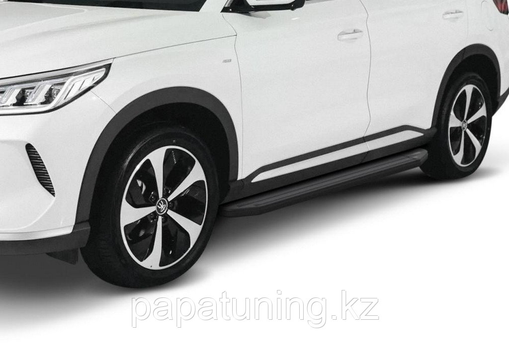 Порог-площадка "Black" A180ALB + комплект крепежа, RIVAL, BYD Song Plus 2023-, фото 1