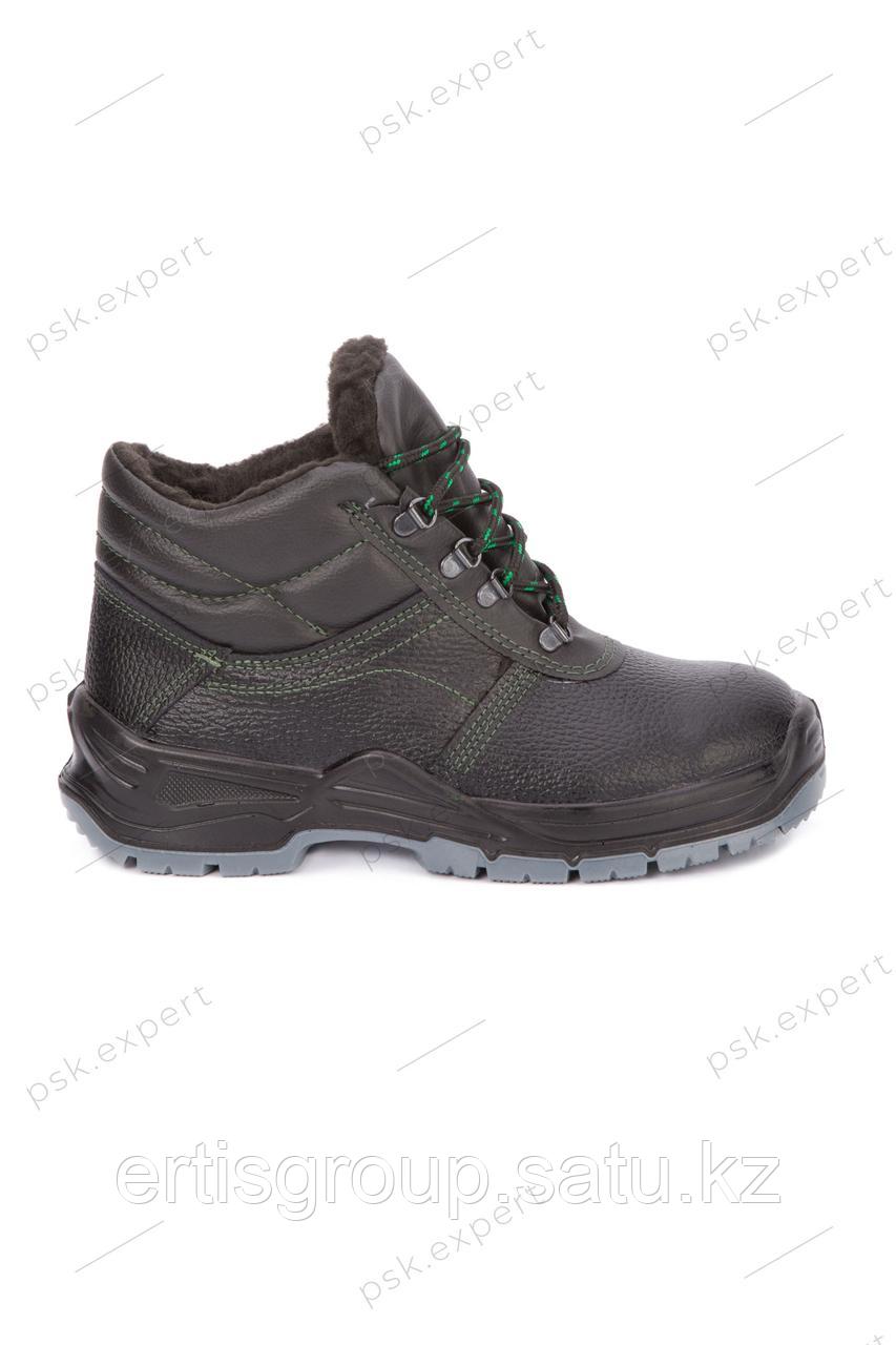 Ботинки рабочие зимние утепленные "Оптима" с МП цвет черный - фото 3 - id-p115457299