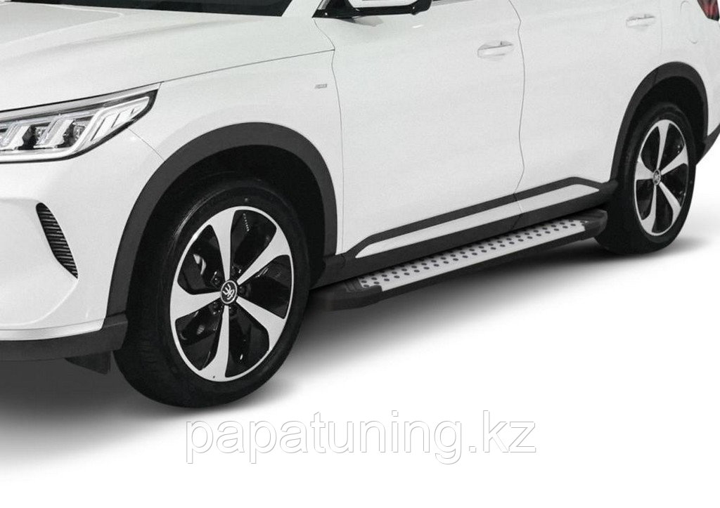 Порог-площадка "Bmw-Style" D180AL + комплект крепежа, RIVAL, BYD Song Plus 2023-