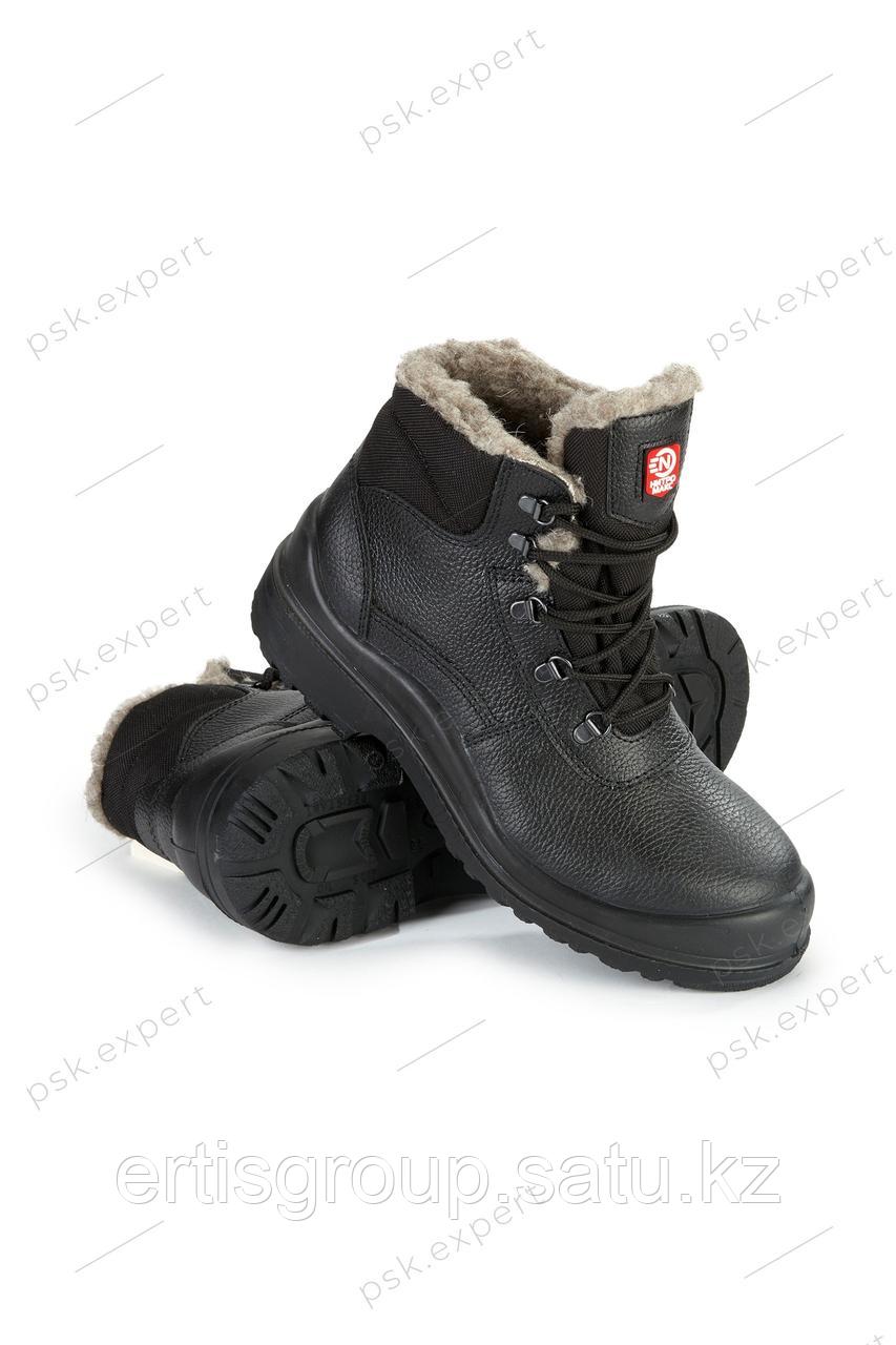 Ботинки рабочие зимние утепленные "Нитро МАКС" с КП КЩС цвет черный - фото 1 - id-p115457493