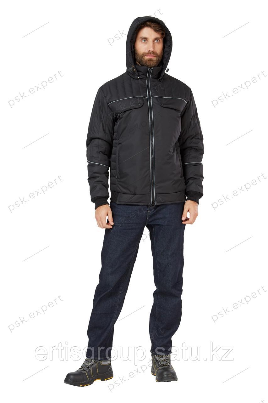 Куртка рабочая мужская демисезонная "Тахо" цвет черный - фото 4 - id-p115457631