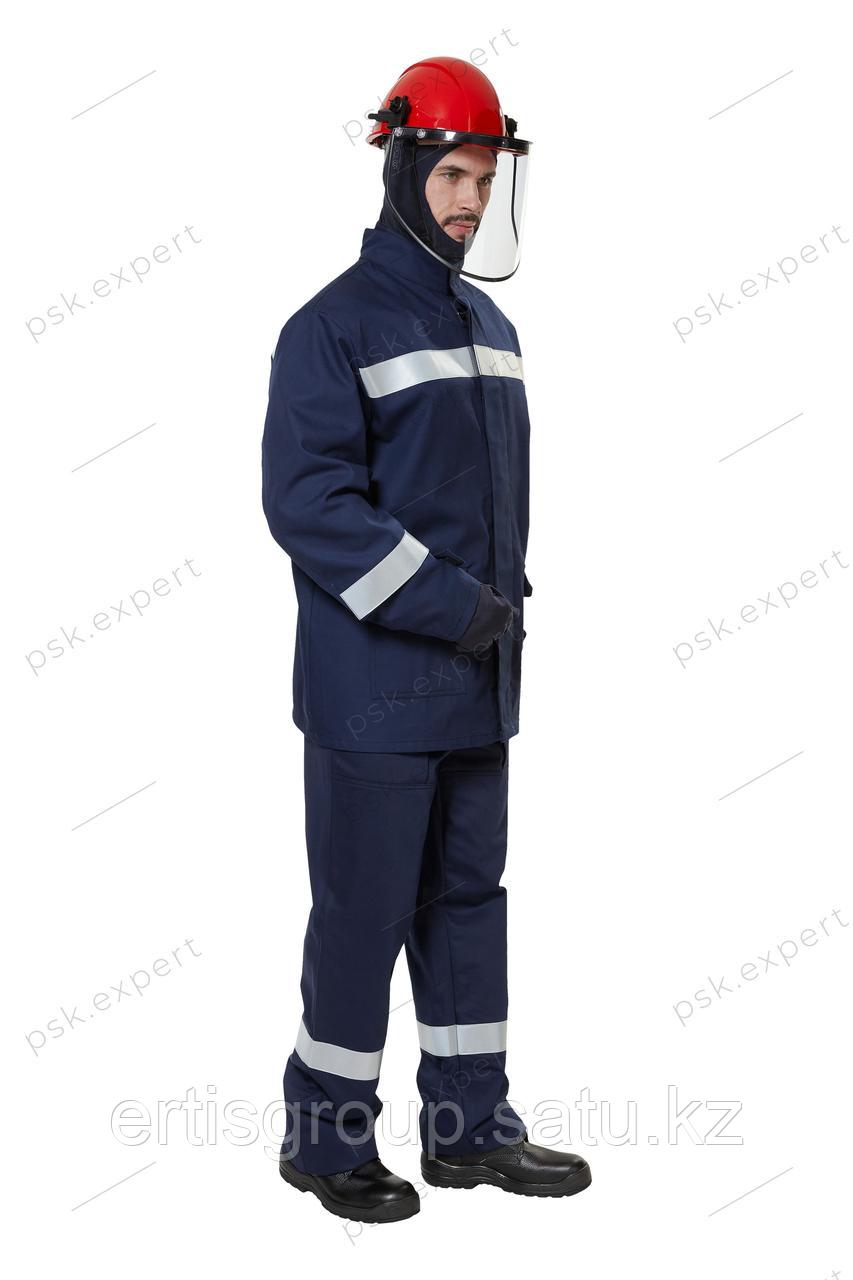 Куртка защитная от электродуги летняя/демисезонная "СПн04-Л II" цвет синий - фото 2 - id-p115457675