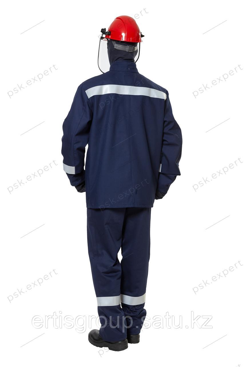 Куртка защитная от электродуги летняя/демисезонная "СПн04-Л II" цвет синий - фото 3 - id-p115457675