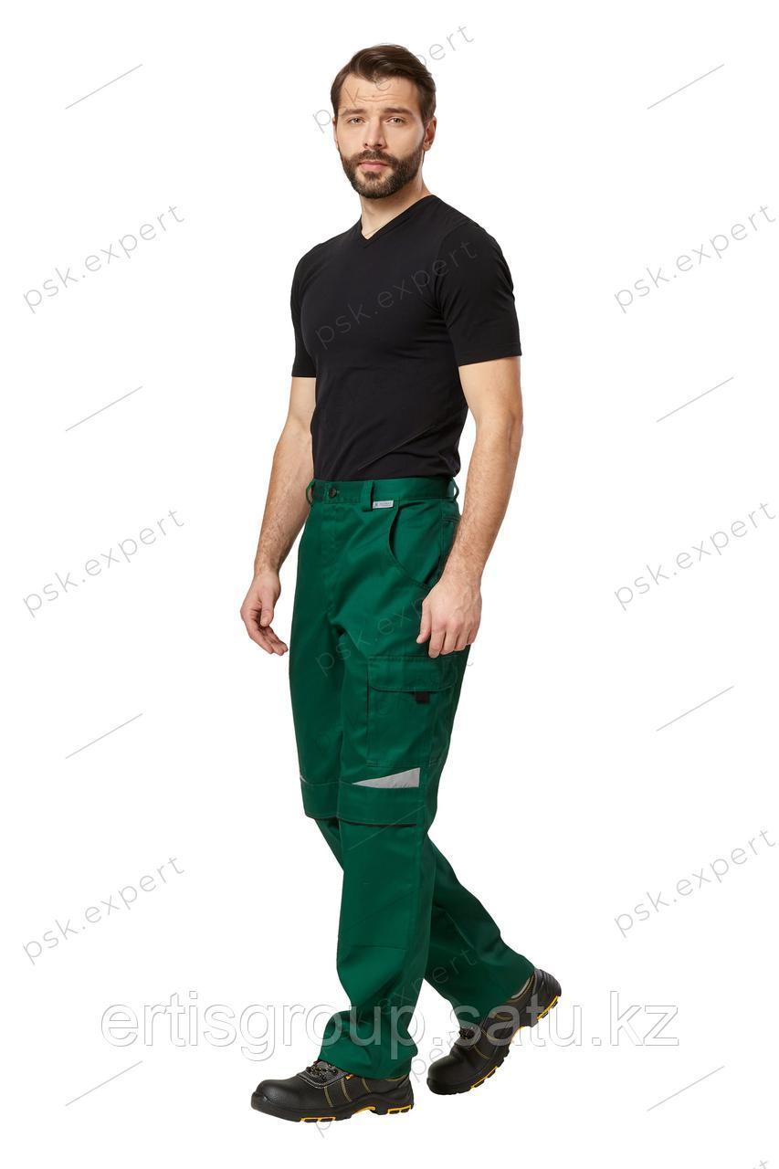 Брюки рабочие мужские летние "Алатау" цвет зеленый/черный - фото 3 - id-p115457713