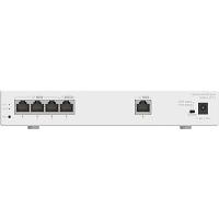 Шлюз мультисервисный Huawei S380-L4P1T (1xGE WAN, 4xGE LAN, PoE+ 50W, 150 users, f.performance 2Gbps,12V DC)