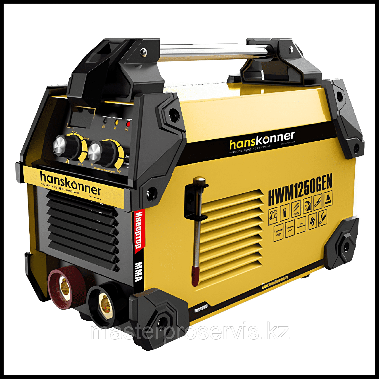 Hanskonner HWM1200GEN — сварочный инвертор 200 А, ПВ 80%, 160–250 В, работа от генератора
