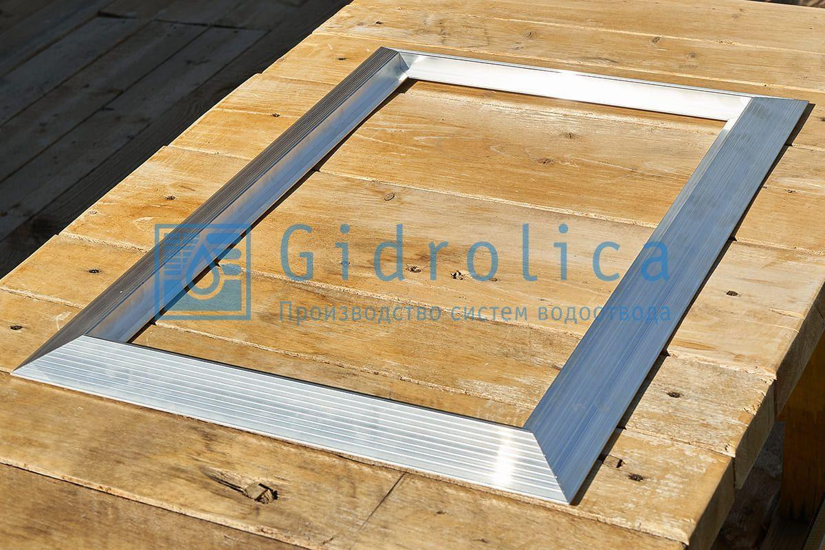 Алюминиевое обрамление для придверных решеток Gidrolica Step