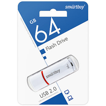 USB накопитель Smartbuy 64GB Crown White