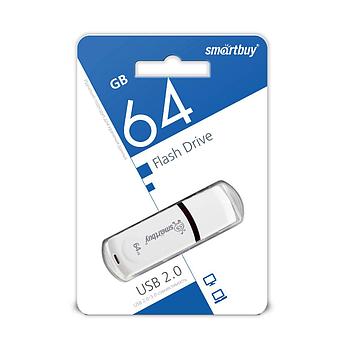 USB-накопитель Smartbuy 64GB Paean series White