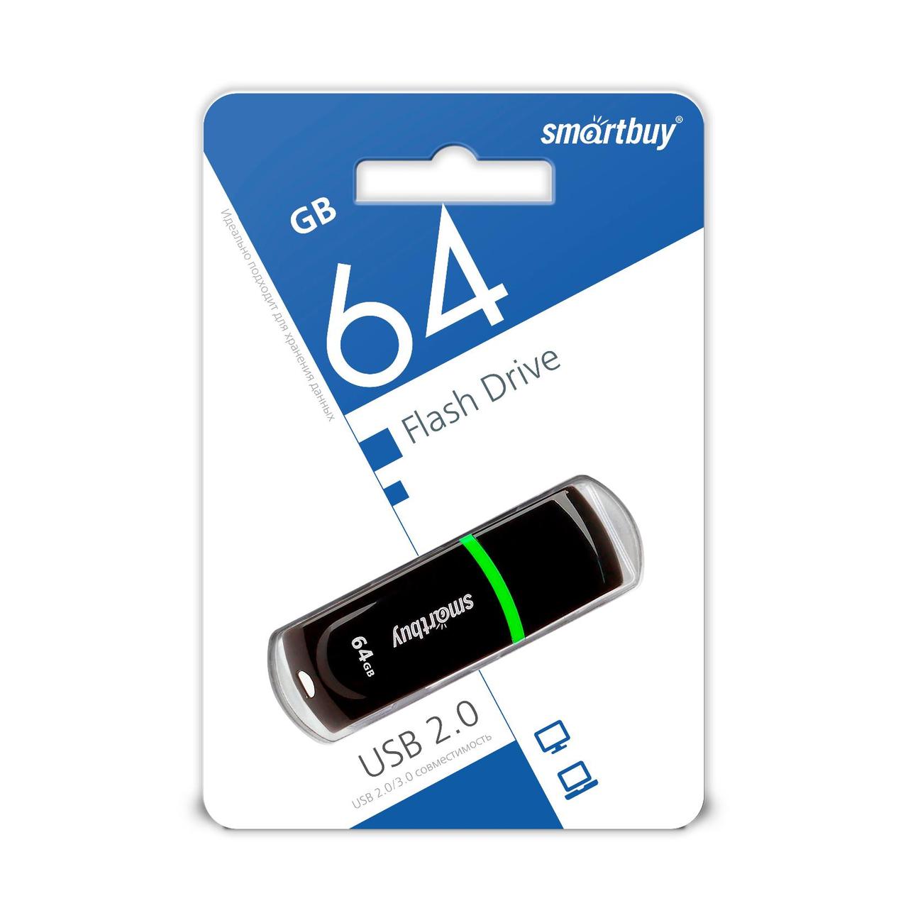 USB-накопитель Smartbuy 64GB Paean series Black
