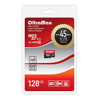 Карта памяти Oltramax 128GB microSDXC Class 10 UHS-1 Elite без адаптера SD 45 MB/s, шт