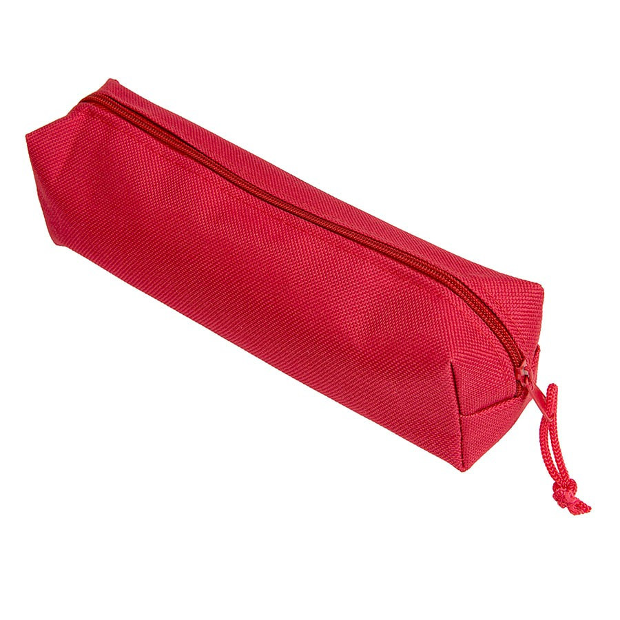 Чехол для карандашей ATECAX, красный, 5х20х4,5 см, полиэстер - фото 1 - id-p115460407