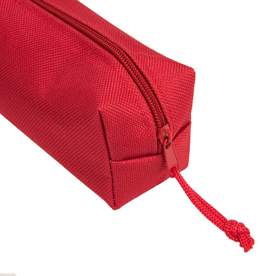 Чехол для карандашей ATECAX, красный, 5х20х4,5 см, полиэстер - фото 4 - id-p115460407
