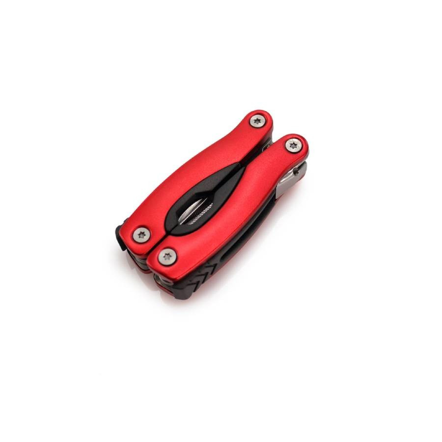 Мультитул BLAUDEN, нержавеющая сталь, пластиковая ручка, 12 функций, красный - фото 4 - id-p115460434