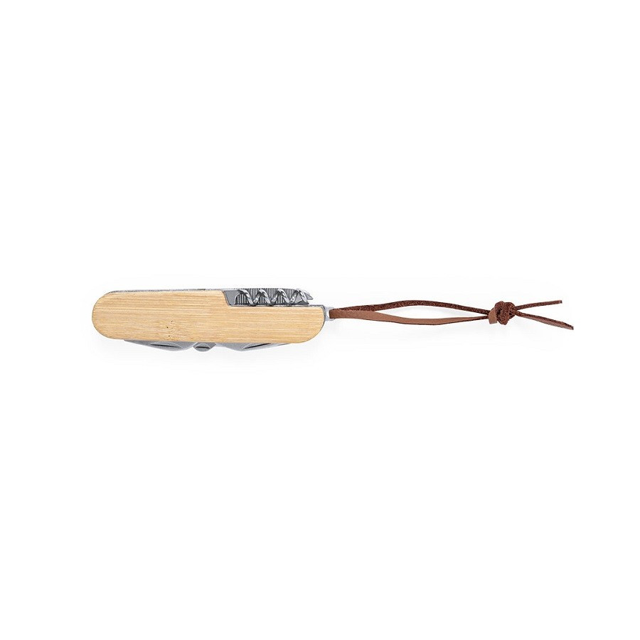 Карманный нож мультитул TITAN, бамбук/нержавеющая сталь - фото 3 - id-p115460655