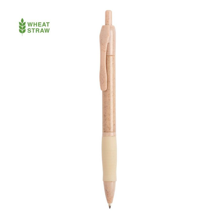 Ручка шариковая ROSDY, пластик с пшеничным волокном, бежевый - фото 2 - id-p115460668