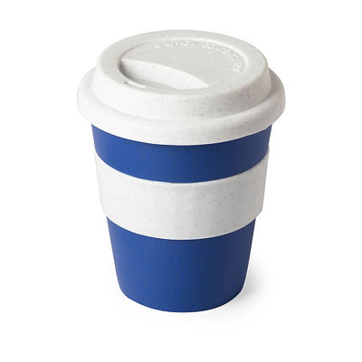 Стакан FLIKER с крышкой, полипропилен с бамбуковым волокном,силикон 346376/24