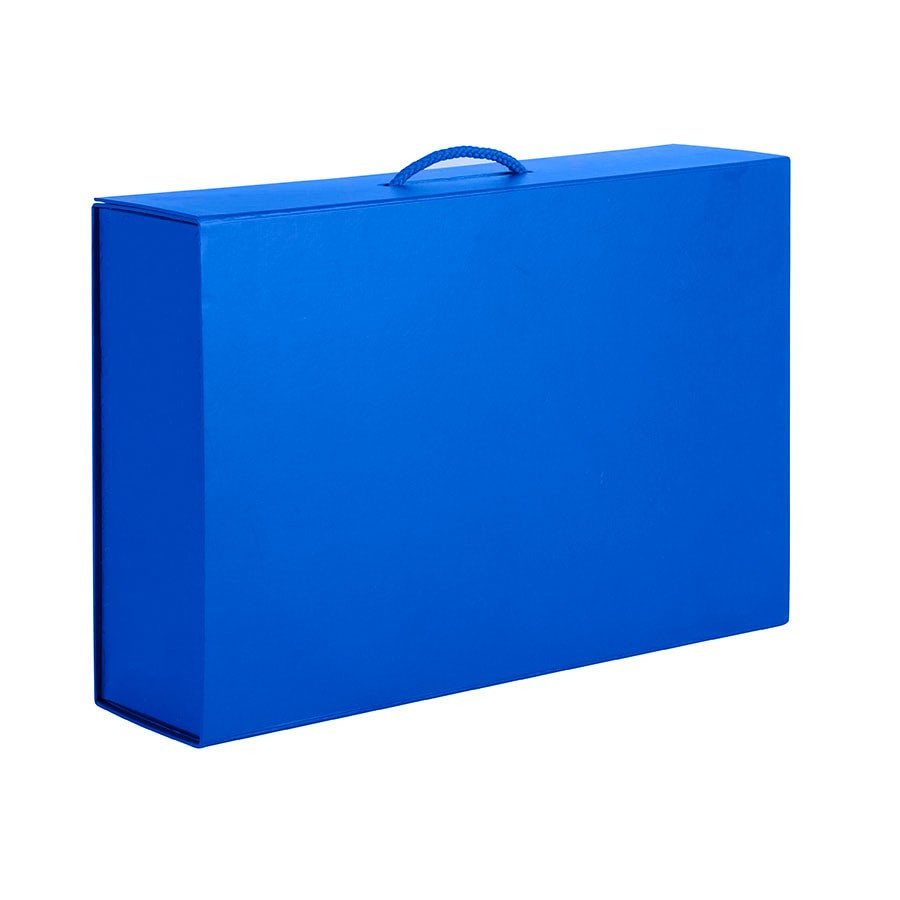 Коробка складная подарочная, 37x25x10cm, кашированный картон, серый - фото 1 - id-p115460804