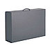 Коробка складная подарочная, 37x25x10cm, кашированный картон, серый, фото 3