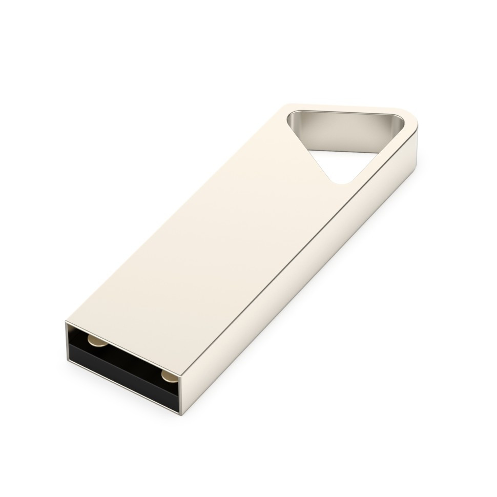 USB flash-карта SPLIT (32Гб), серебристая, 3,6х1,2х0,5 см, металл - фото 4 - id-p115462020