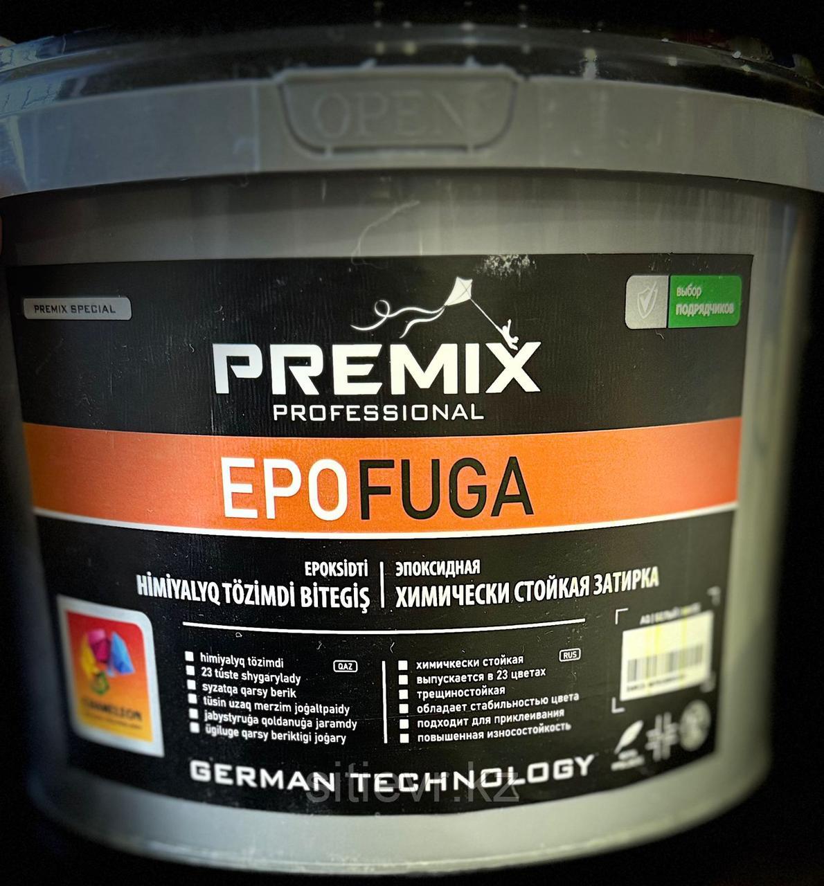 Premix EPO FUGA 2,5 кг Эпоксидная химически стойкая затирка