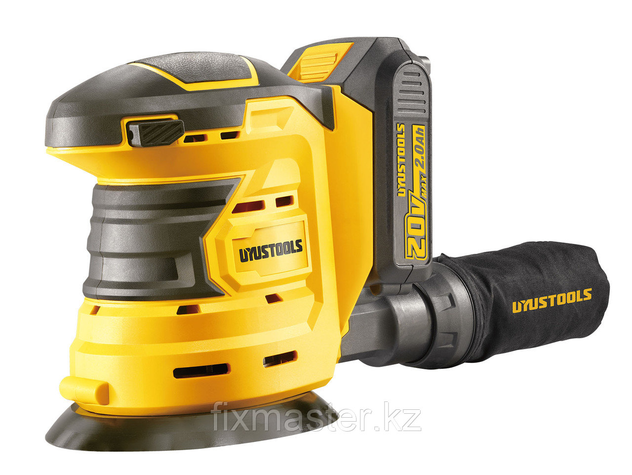 Эксцентриковая шлифмашина аккумуляторная UYUSTOOLS UY-ILJ202, 20 В Li-ion 2 Ач, 125 мм