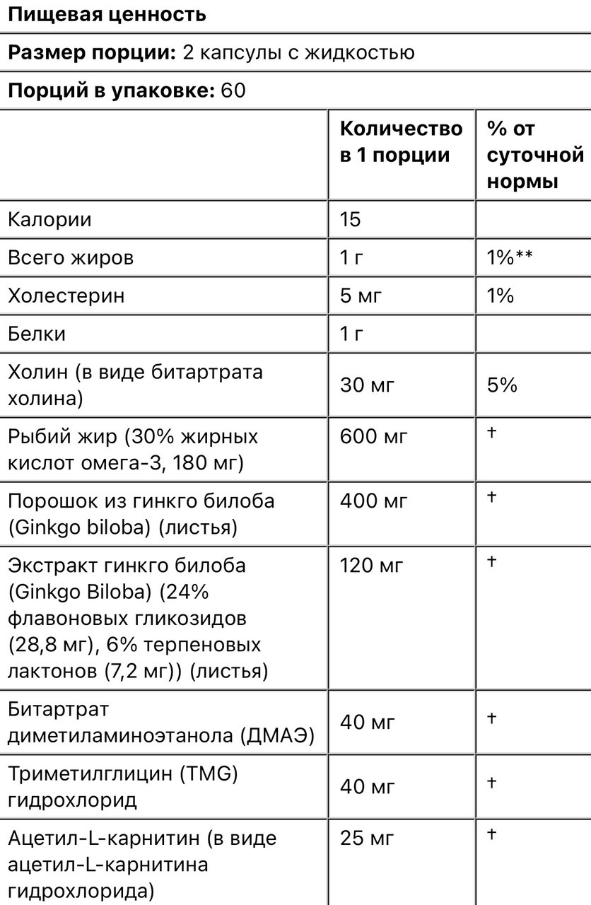 Irwin naturals экстракт гинкго для памяти и внимания, 120 капсул - фото 3 - id-p115467124