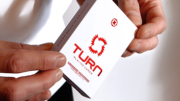 TURN Red Playing Cards by Mechanic Industries