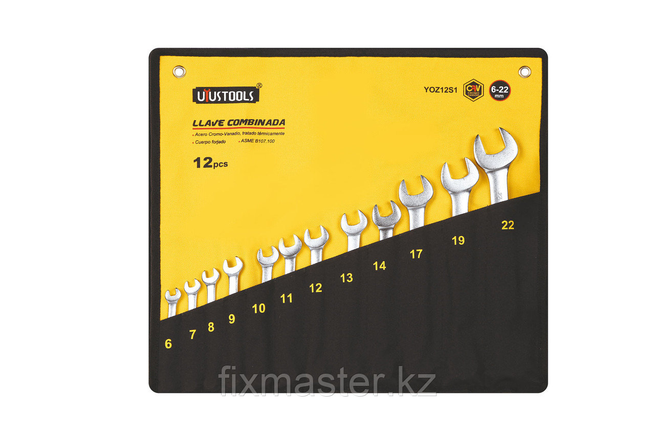 Набор ключей комбинированных UYUSTOOLS YOZ12S1, 12 шт.