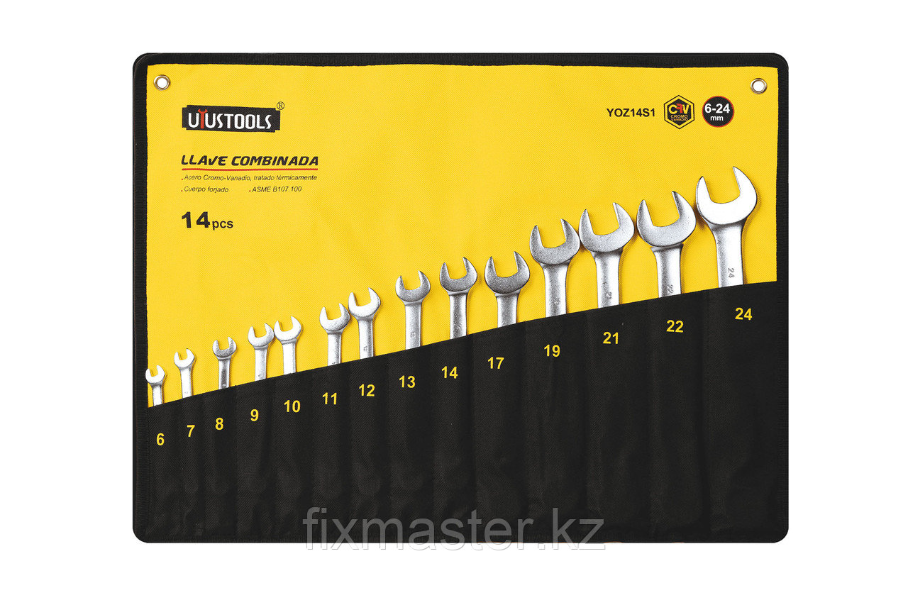Набор ключей комбинированных UYUSTOOLS YOZ14S1, 14 шт.