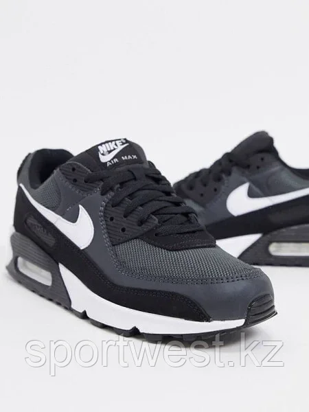 Nike Air Max 90 Recraft trainers in black/grey - фото 1 - id-p115480152