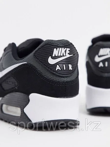 Nike Air Max 90 Recraft trainers in black/grey - фото 2 - id-p115480152
