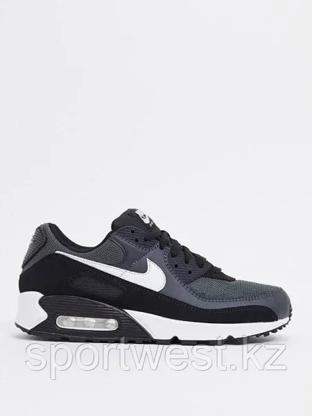 Nike Air Max 90 Recraft trainers in black/grey - фото 4 - id-p115480152