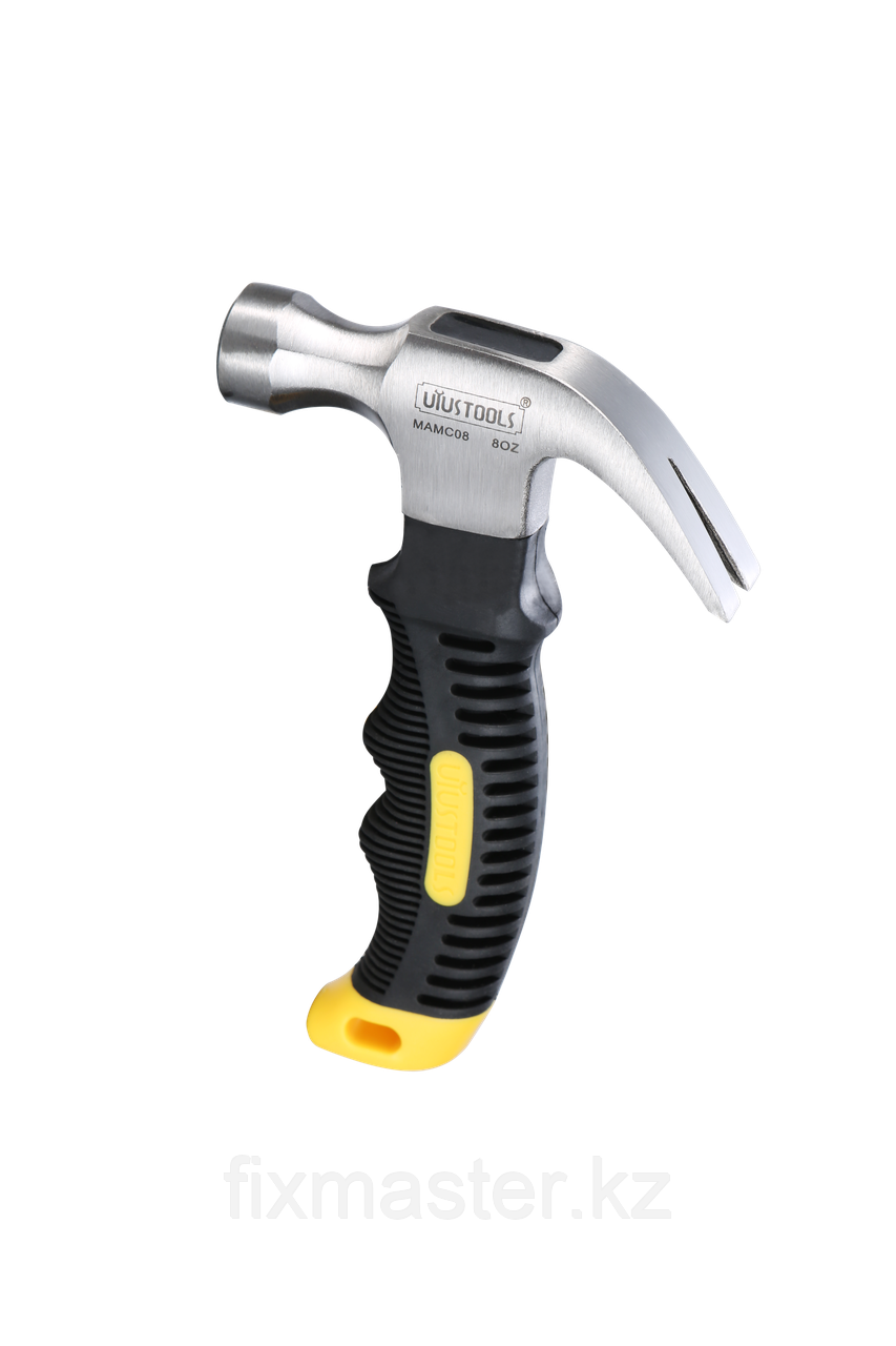 Молоток-гвоздодер укороченный UYUSTOOLS MAMC08, 225 гр., фиберглассовая рукоятка