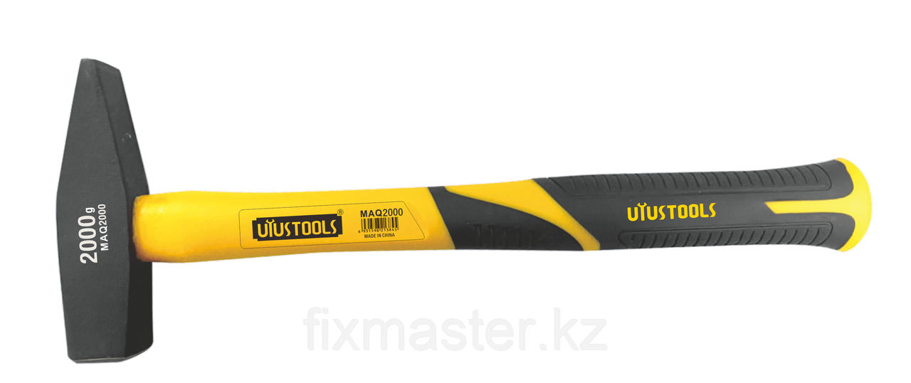 Молоток слесарный UYUSTOOLS MAQ2000, 2000 гр., фиберглассовая рукоятка