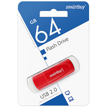USB накопитель Smartbuy 64GB Scout Red