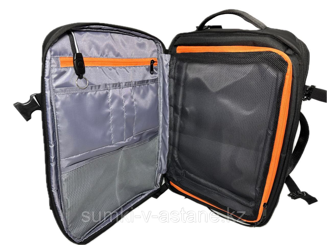 Стильный, многофункциональный smart-рюкзак. Ручная кладь. Отсек под ноутбук. - фото 2 - id-p112511178