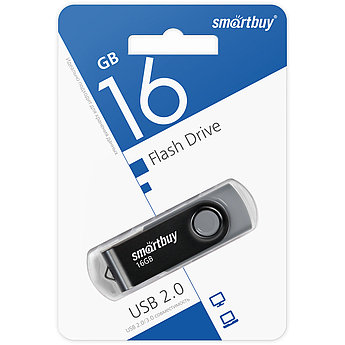 USB накопитель Smartbuy 16GB Twist Black