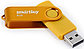 USB накопитель Smartbuy 8GB Twist Желтый, фото 2