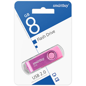USB накопитель Smartbuy 8GB Twist Розовый