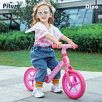 Pituso Dino тепе-теңдік велосипеді 3 жастан бастап, қызғылт түсті