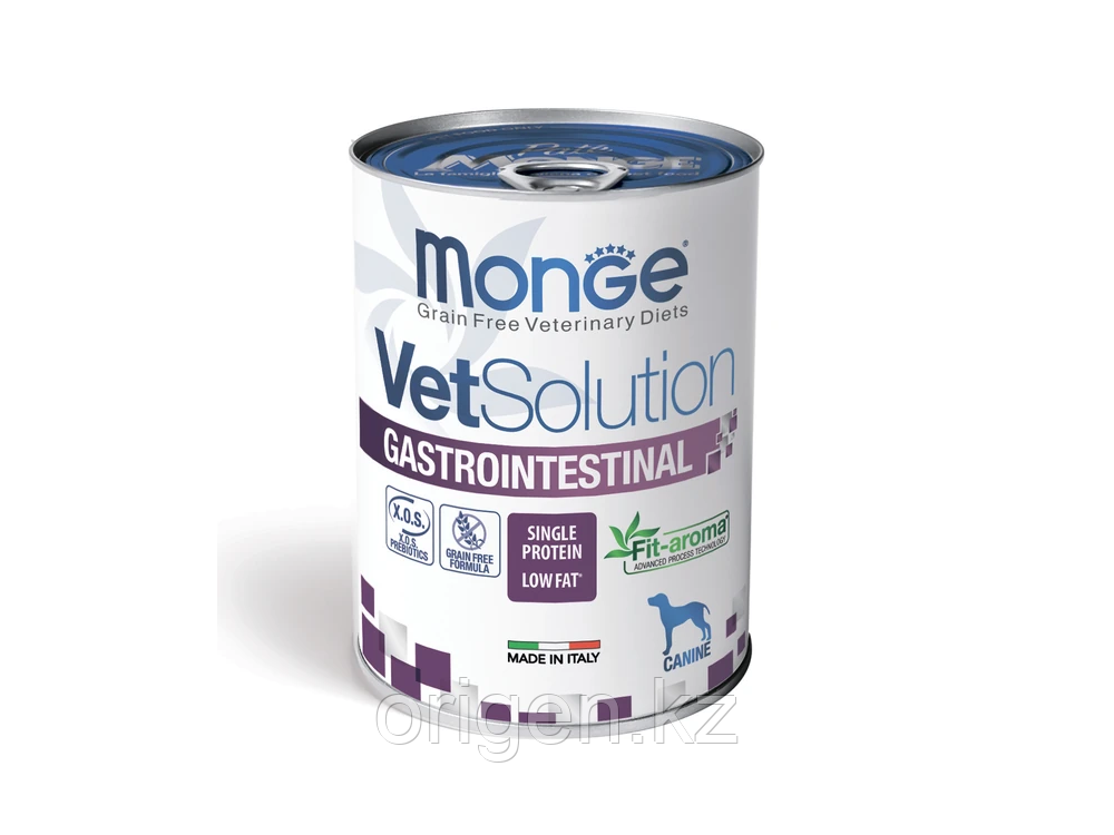 Влажный корм Monge VetSolution Dog Gastrointestinal  для собак при заболеваях ЖКТ 400 г ветеринарная диета