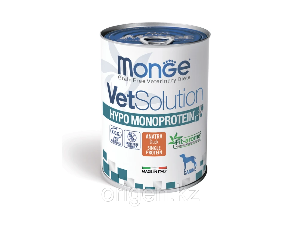 Влажный корм Monge VetSolution Dog Hypo Monoprotein для собак для снижения реакции пищевой непереносимости - фото 1 - id-p115485622