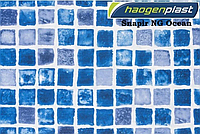 Пвх пленка Haogenplast Snapir NG Ocean для бассейна (Алькорплан, синяя мозаика)